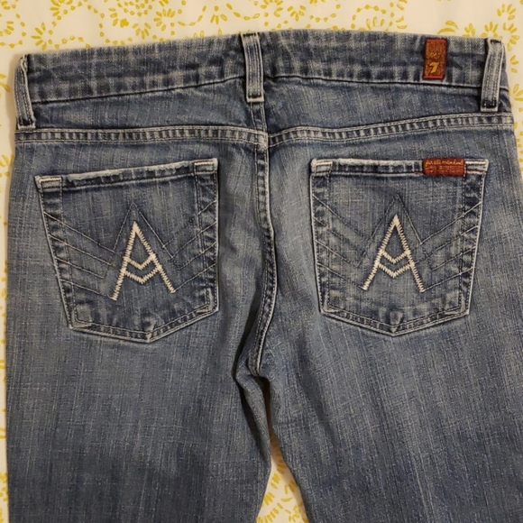 Seven 7 For All Mankind A Pocket Jeans size 27 - Picture 2 of 8